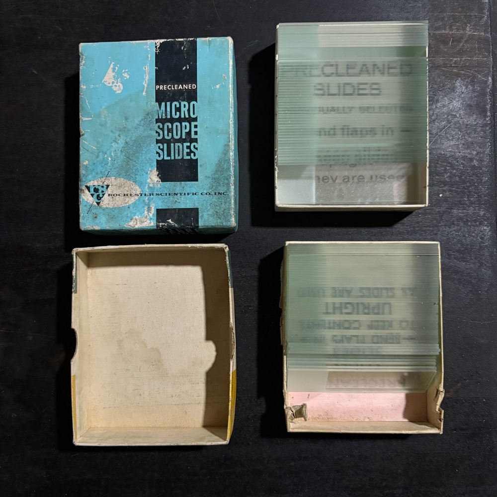 Vintage Microscope Slides - Picture 2 of 3
